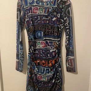 Desigual Mesh Bodycon Dress